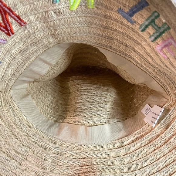 Target Straw Sun Hat with “Fun in the Sun” Embroidery – Women’s Wide Brim - Picture 8 of 14